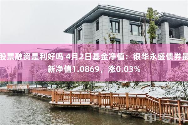 股票融资是利好吗 4月2日基金净值：银华永盛债券最新净值1.0869，涨0.03%