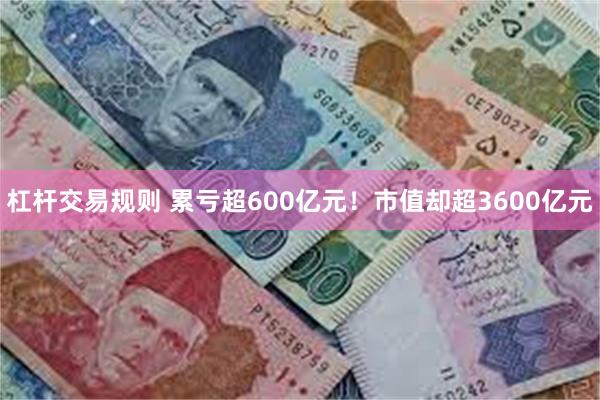 杠杆交易规则 累亏超600亿元！市值却超3600亿元