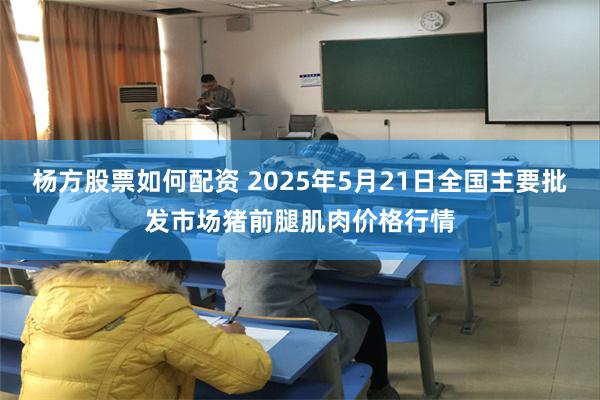 杨方股票如何配资 2025年5月21日全国主要批发市场猪前腿肌肉价格行情